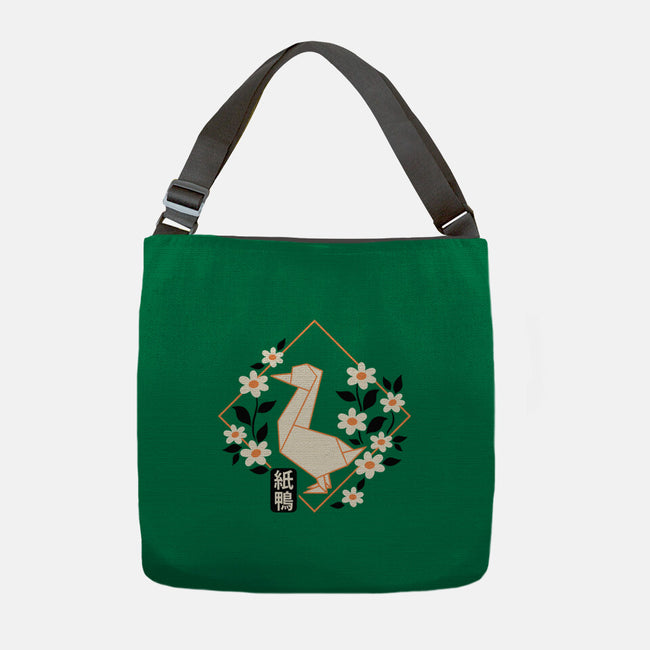 Origami Duck-None-Adjustable Tote-Bag-NemiMakeit