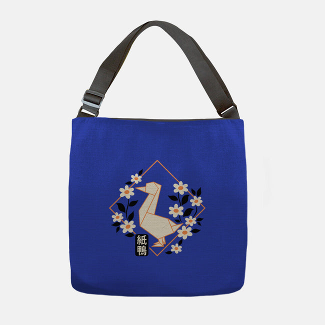 Origami Duck-None-Adjustable Tote-Bag-NemiMakeit