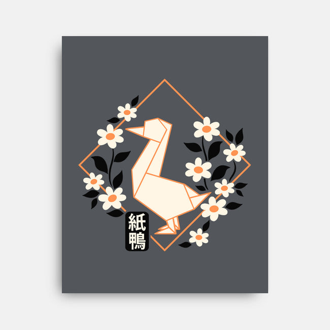 Origami Duck-None-Stretched-Canvas-NemiMakeit