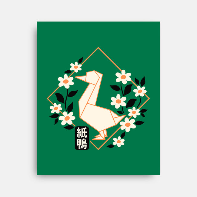 Origami Duck-None-Stretched-Canvas-NemiMakeit