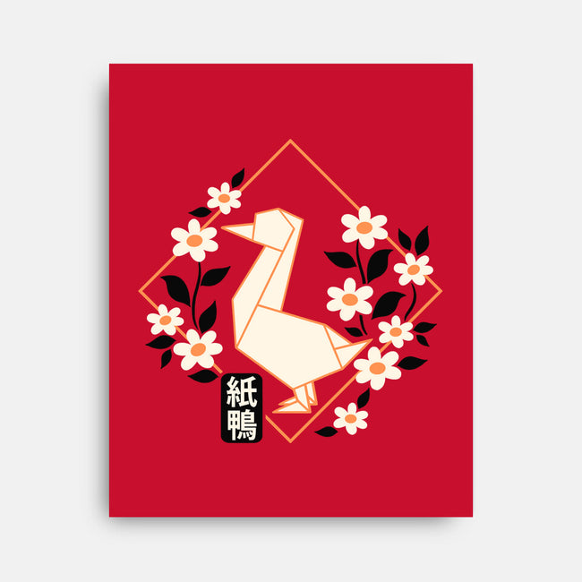 Origami Duck-None-Stretched-Canvas-NemiMakeit