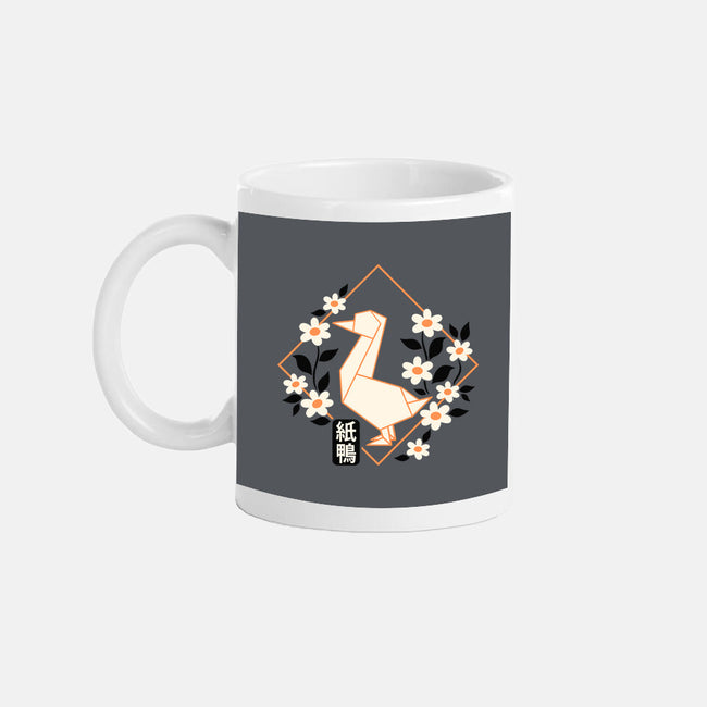 Origami Duck-None-Mug-Drinkware-NemiMakeit