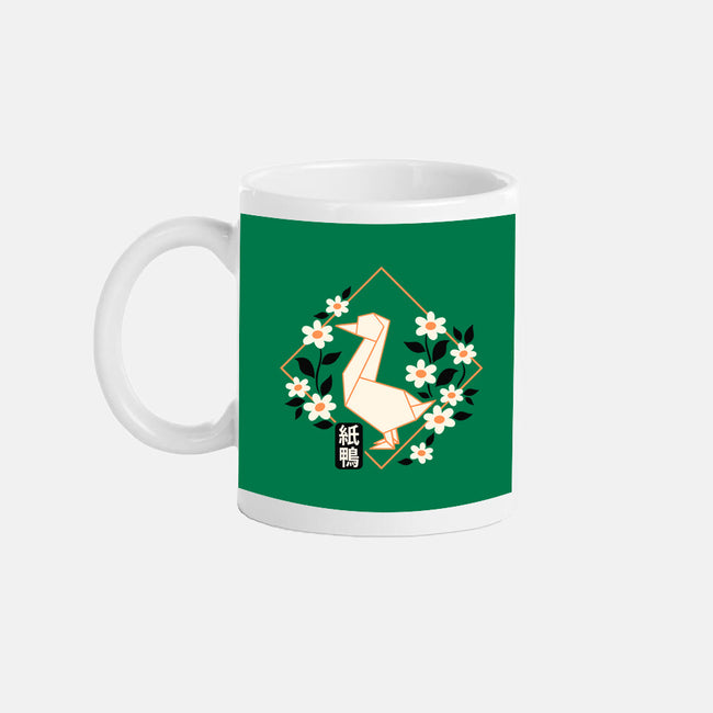 Origami Duck-None-Mug-Drinkware-NemiMakeit