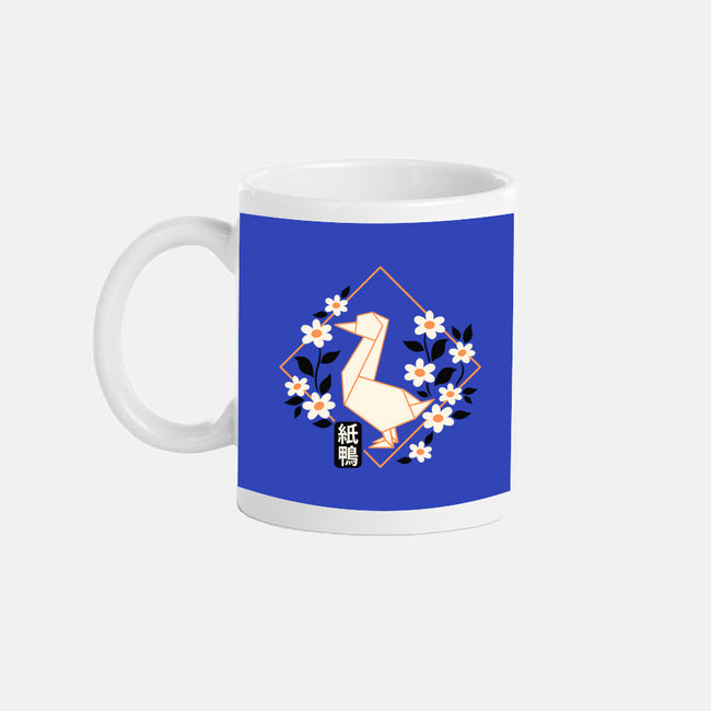 Origami Duck-None-Mug-Drinkware-NemiMakeit