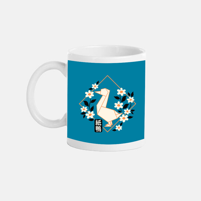 Origami Duck-None-Mug-Drinkware-NemiMakeit