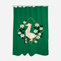 Origami Duck-None-Polyester-Shower Curtain-NemiMakeit