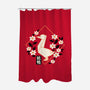 Origami Duck-None-Polyester-Shower Curtain-NemiMakeit