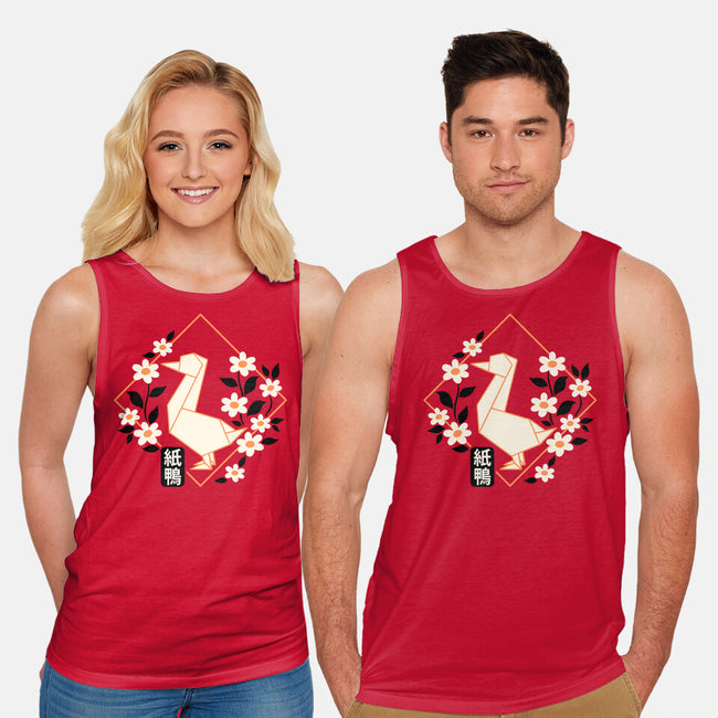 Origami Duck-Unisex-Basic-Tank-NemiMakeit