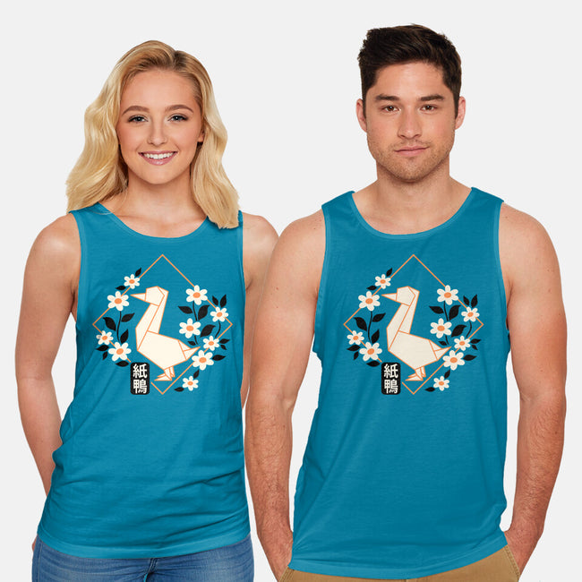 Origami Duck-Unisex-Basic-Tank-NemiMakeit