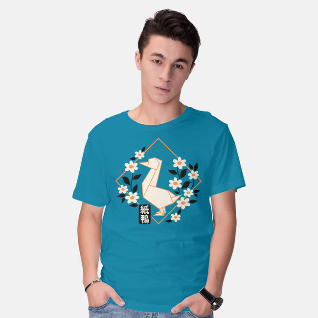 Origami Duck-Mens-Basic-Tee-NemiMakeit