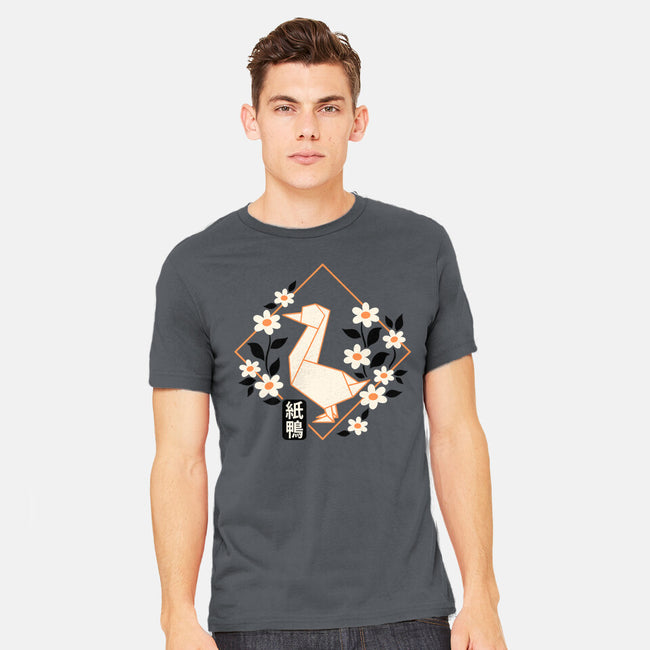 Origami Duck-Mens-Heavyweight-Tee-NemiMakeit