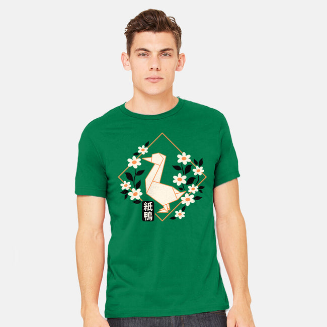 Origami Duck-Mens-Heavyweight-Tee-NemiMakeit