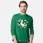 Origami Duck-Mens-Long Sleeved-Tee-NemiMakeit