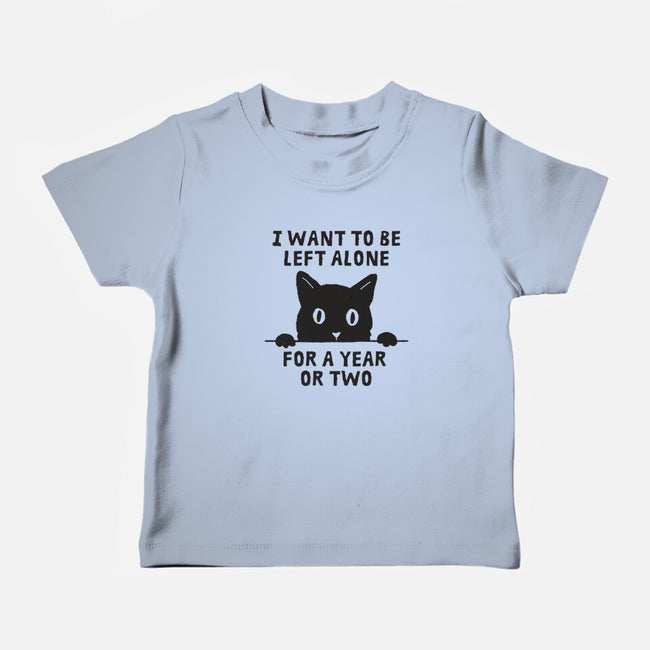 I Want To Be Left Alone-Baby-Basic-Tee-brunopires