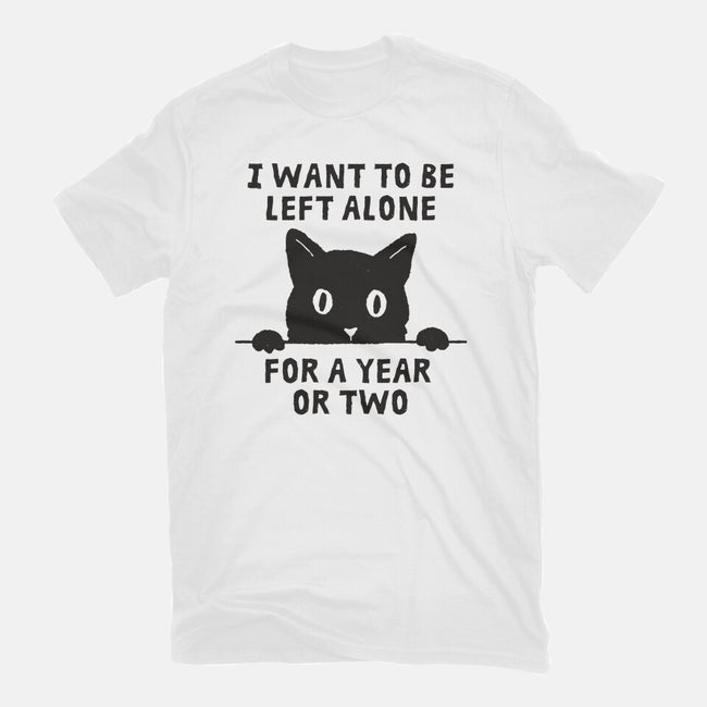 I Want To Be Left Alone-Unisex-Basic-Tee-brunopires