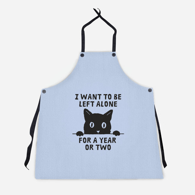 I Want To Be Left Alone-Unisex-Kitchen-Apron-brunopires