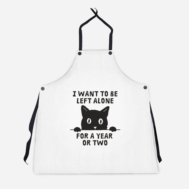 I Want To Be Left Alone-Unisex-Kitchen-Apron-brunopires