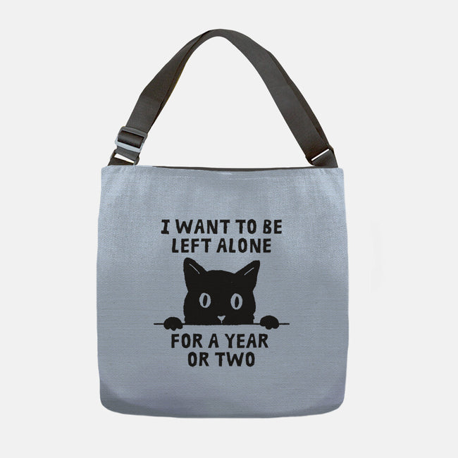 I Want To Be Left Alone-None-Adjustable Tote-Bag-brunopires