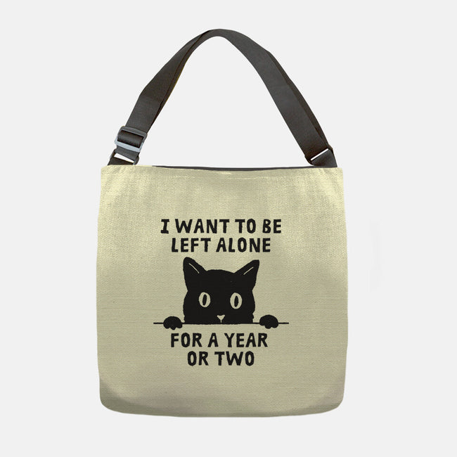 I Want To Be Left Alone-None-Adjustable Tote-Bag-brunopires