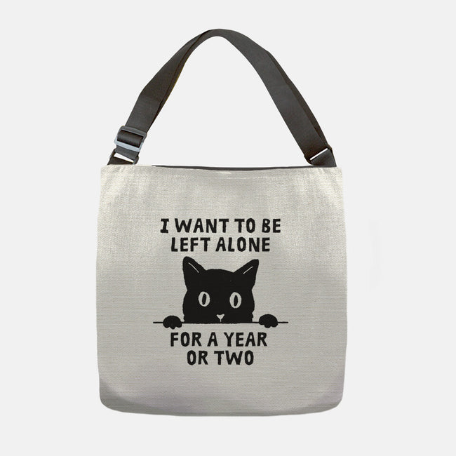 I Want To Be Left Alone-None-Adjustable Tote-Bag-brunopires