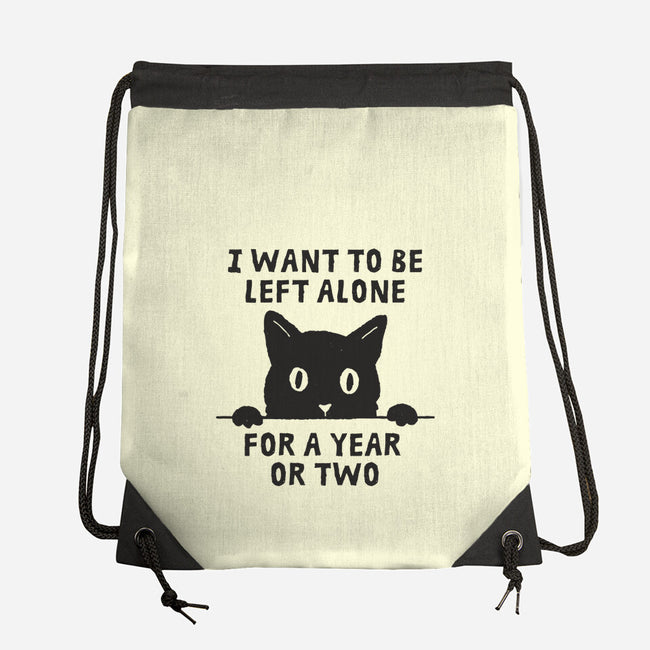 I Want To Be Left Alone-None-Drawstring-Bag-brunopires