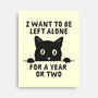 I Want To Be Left Alone-None-Stretched-Canvas-brunopires