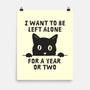 I Want To Be Left Alone-None-Matte-Poster-brunopires