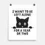 I Want To Be Left Alone-None-Matte-Poster-brunopires