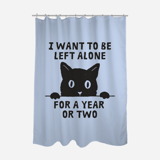 I Want To Be Left Alone-None-Polyester-Shower Curtain-brunopires
