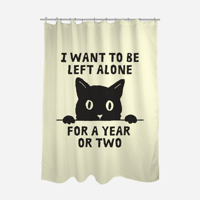 I Want To Be Left Alone-None-Polyester-Shower Curtain-brunopires