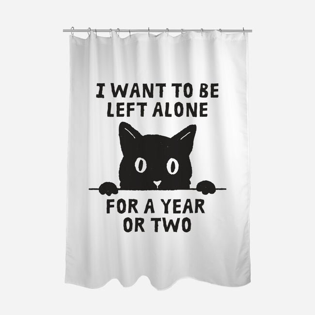 I Want To Be Left Alone-None-Polyester-Shower Curtain-brunopires