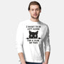 I Want To Be Left Alone-Mens-Long Sleeved-Tee-brunopires
