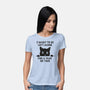 I Want To Be Left Alone-Womens-Basic-Tee-brunopires