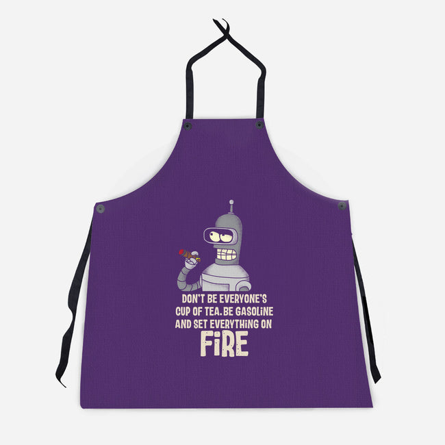 Cup Of Tea-Unisex-Kitchen-Apron-turborat14