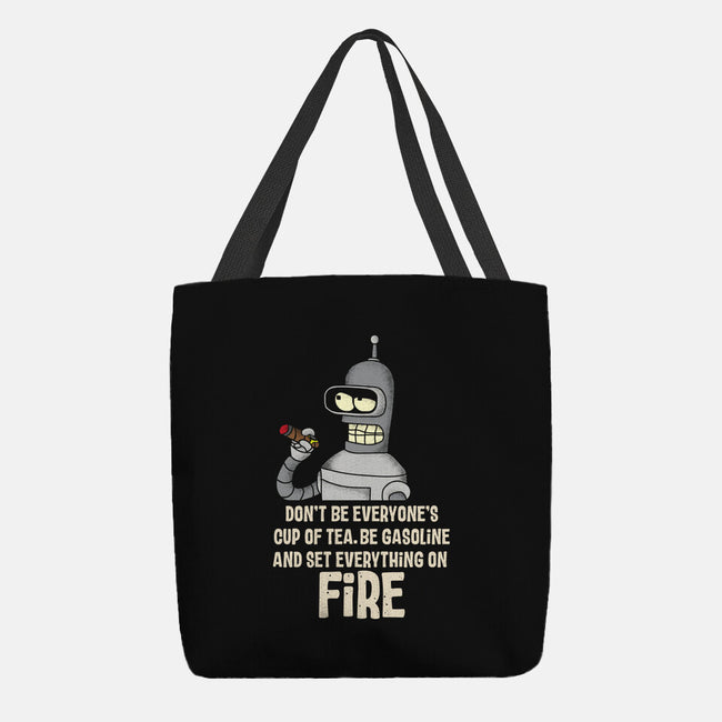 Cup Of Tea-None-Basic Tote-Bag-turborat14