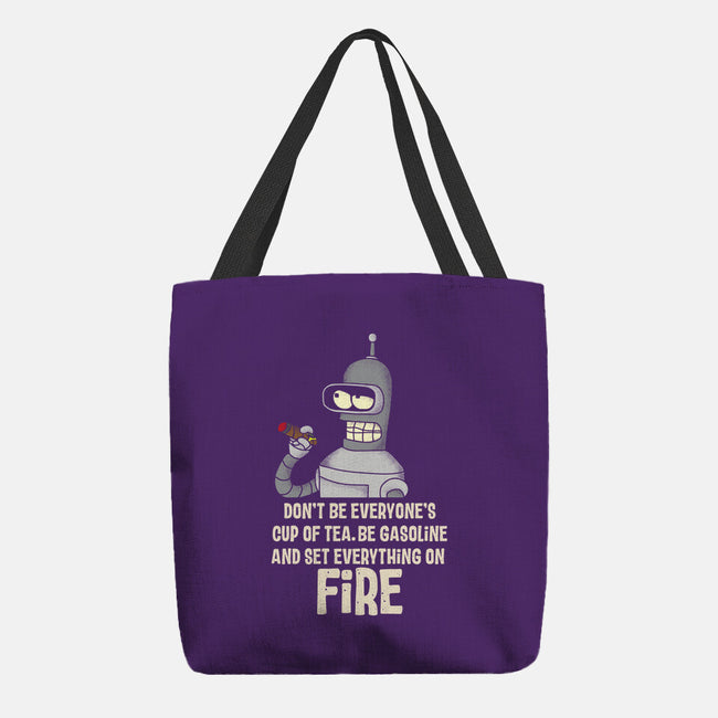 Cup Of Tea-None-Basic Tote-Bag-turborat14