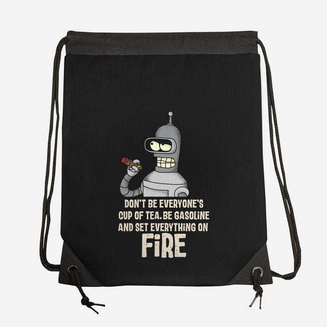 Cup Of Tea-None-Drawstring-Bag-turborat14