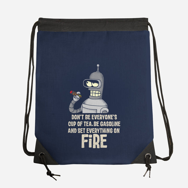 Cup Of Tea-None-Drawstring-Bag-turborat14