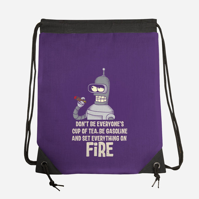 Cup Of Tea-None-Drawstring-Bag-turborat14