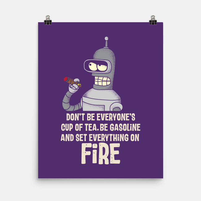Cup Of Tea-None-Matte-Poster-turborat14