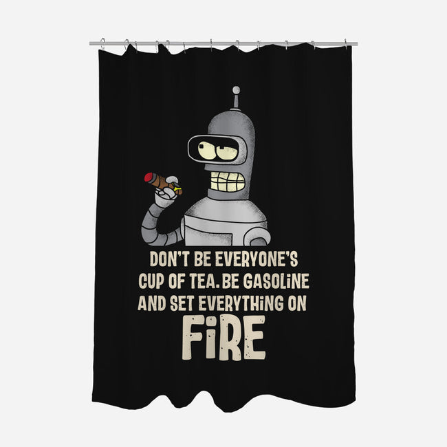 Cup Of Tea-None-Polyester-Shower Curtain-turborat14