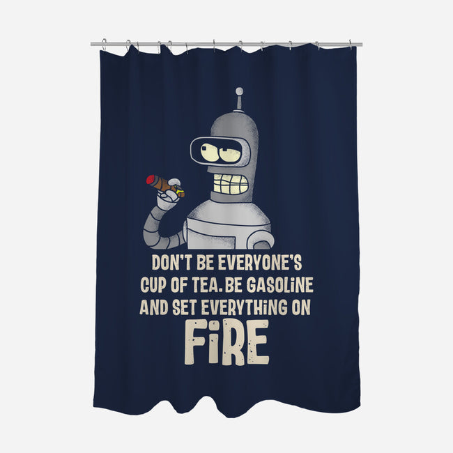 Cup Of Tea-None-Polyester-Shower Curtain-turborat14