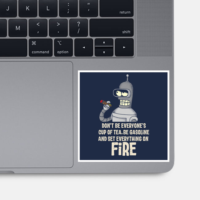 Cup Of Tea-None-Glossy-Sticker-turborat14