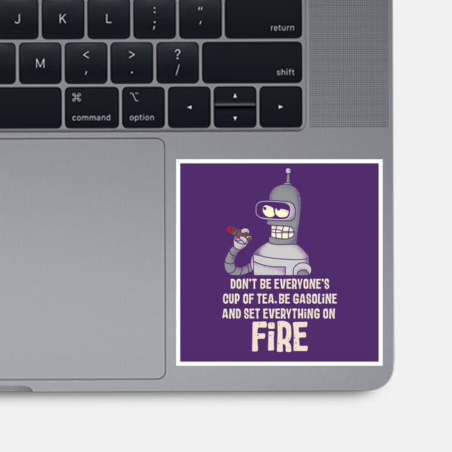 Cup Of Tea-None-Glossy-Sticker-turborat14