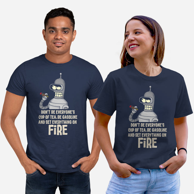 Cup Of Tea-Unisex-Basic-Tee-turborat14