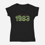Vintage Wars 1983-Womens-V-Neck-Tee-BridgeWalker