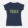 Vintage Wars 1983-Womens-V-Neck-Tee-BridgeWalker