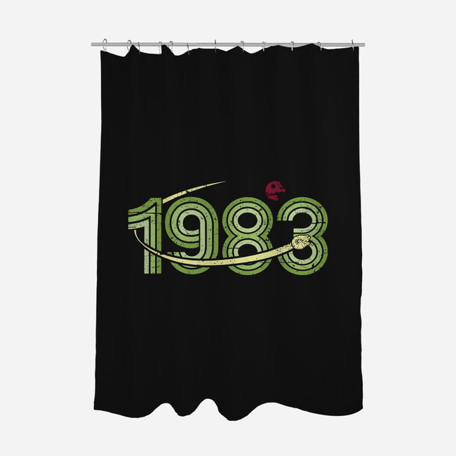 Vintage Wars 1983-None-Polyester-Shower Curtain-BridgeWalker