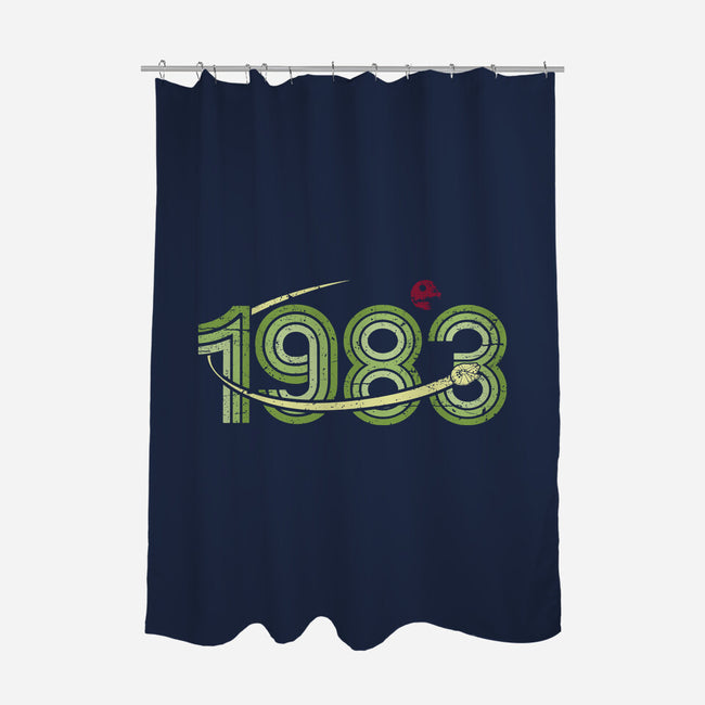 Vintage Wars 1983-None-Polyester-Shower Curtain-BridgeWalker