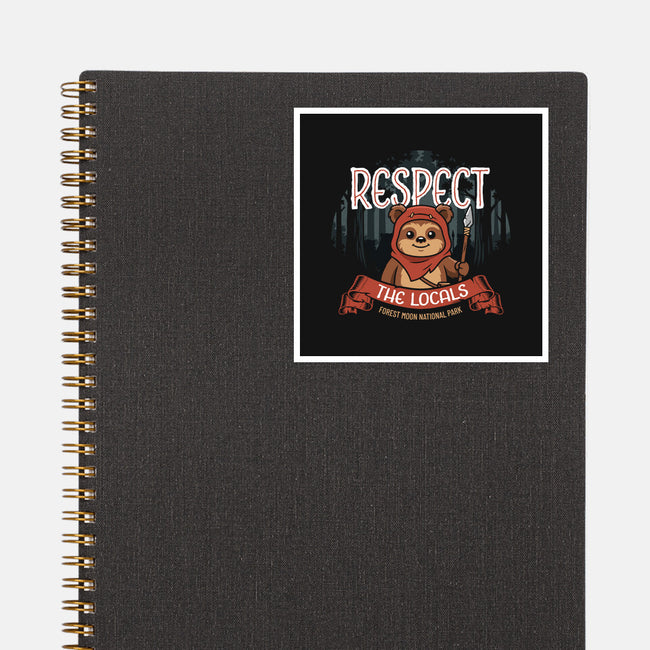 Respect The Locals-None-Glossy-Sticker-Popnotic
